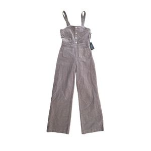 NWT Forever21 Corduroy Light Purple Overall Jumpsuit Womens Small